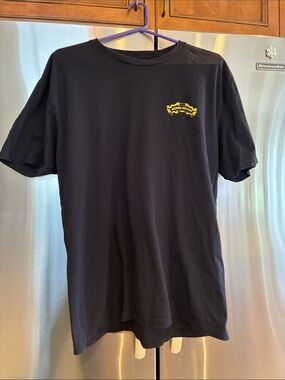 Sierra Nevada Men's Black Short-Sleeve Tee with Small Yellow Chest Logo